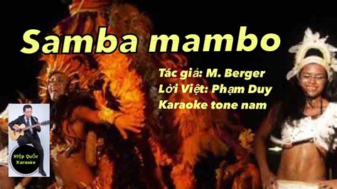 Samba Mambo Karaoke Tone Nam Am Quốc Hiệp YouTube