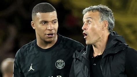 Psg Kylian Mbappés Response To Luis Enrique Has Leaked