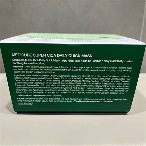 Medicube Super Cica Daily Quick Mask G Sheets Beauty