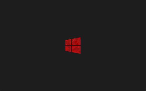 1440x900 Windows 10 Red Minimal Simple Logo 8k Wallpaper1440x900