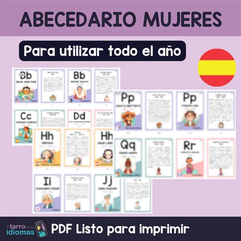 Mujeres Importantes En La Historia Abecedario ESP Kumubox