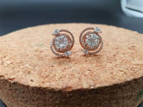 Real Diamonds Daily Wear Gold Diamond Earring 6 20 G 12 Kt At Rs