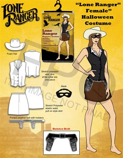 The Lone Ranger Women's "Lone Ranger" Costume | NECAOnline.com