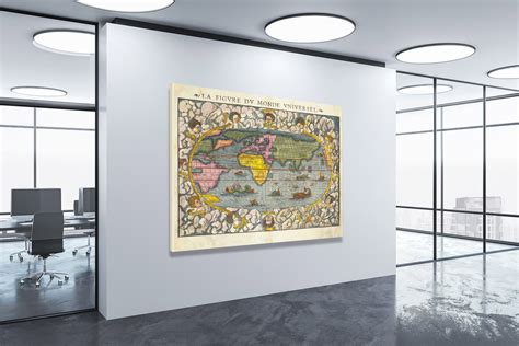 La Figure Du Monde Universel 1702 Canvas Wrap