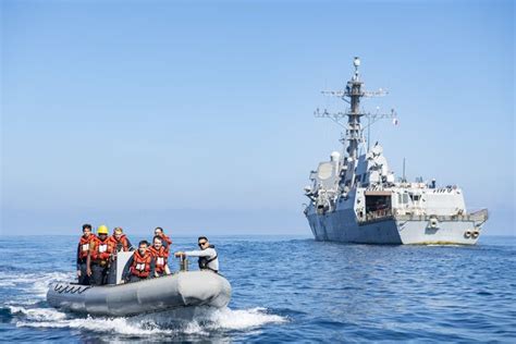 Sailing Into Saturday Sailors Maneuver A Rigid Hull Inflatable Boat