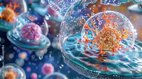 The Process Of Cell Apoptosis Showing Cell Shrinkage Chromatin