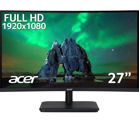 Buy Acer Ed Rpbiipx Full Hd Curved Led Monitor Black Free