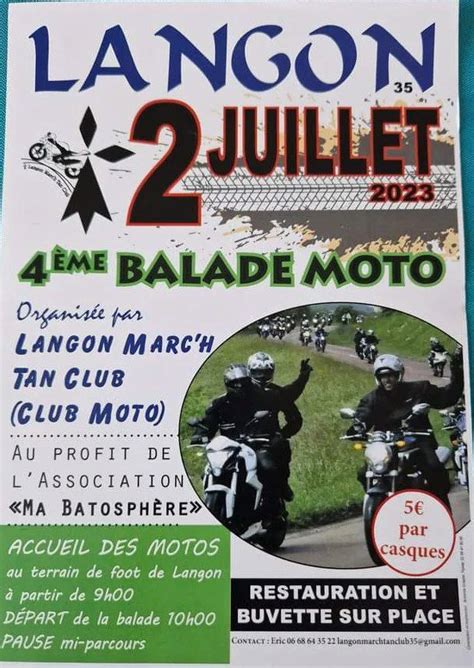 Manifestation Me Balade Moto Juillet Langon