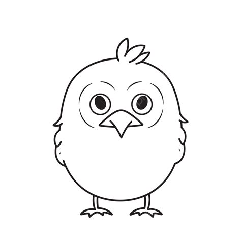 Dibujos Animados Lindo Pollo Para Colorear Páginas Esquema Dibujo Dibujo Vector Png Dibujo De