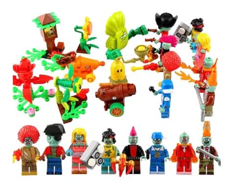 Plantas Vs Zombies Bloques Armables 16 En 1 Figuras Envío gratis