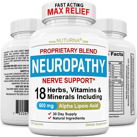 Buy Neuropathy Support Nerve Supplement With 600 Mg Pure Alpha Lipoic