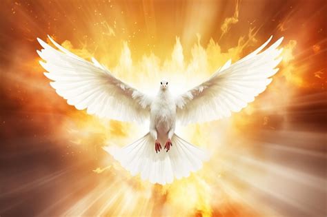 Premium Ai Image Illustration Of Pentecost Sunday Holy Spirit Dove