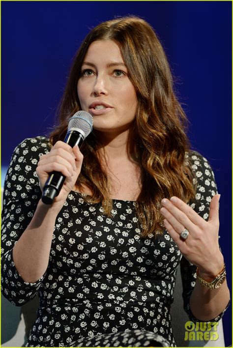 Jessica Biel Speaks For Then Who Will Campaign At Clinton Global