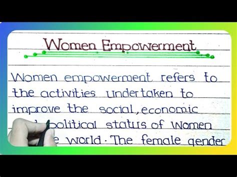 Essay On Women Empowerment Women Empowerment Essay Women