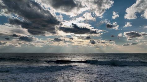 Sea Storm Texture 4K Aerial View 4 K Stock Footage Video Of Coast