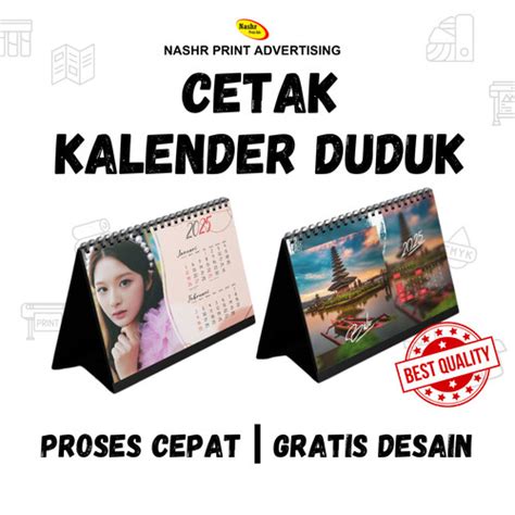 Jual Cetak Kalender Duduk Kalender Duduk Custom Kalender Duduk 2025