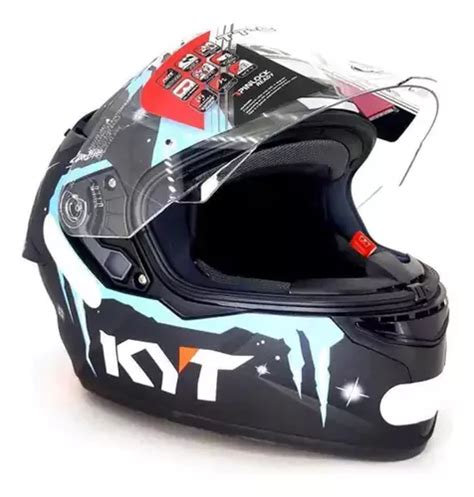 Capacete Kyt Tt Course Masia Winter Test Masia Brilhante Parcelamento