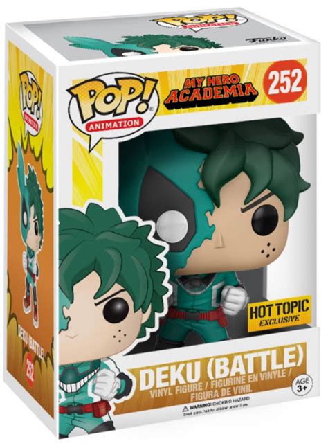 Funko Pop Animation 252 My Hero Academia Deku Battle Hot Topic Exclusive Figure Walmart