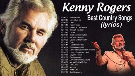 Greatest Hits Kenny Rogers Songs With Lyrics Of All Time The Best