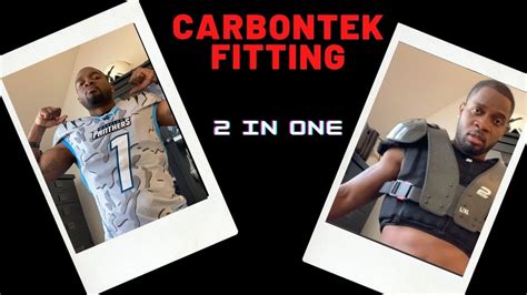 Trying On 2 In One Carbontek Successor Football Shoulder Pads Youtube