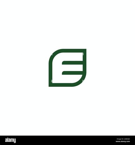 Initial Letter E Logo Vector Concept Design Stock Vector Image And Art