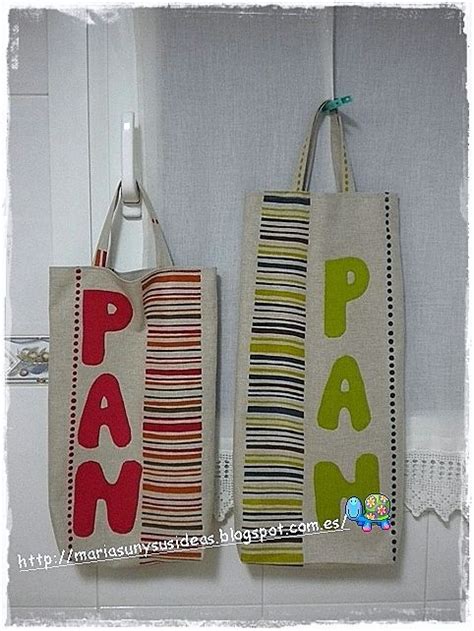 Mariasun Y Sus Ideas Bolsas Para El Pan Manualidades En Tela Hacer