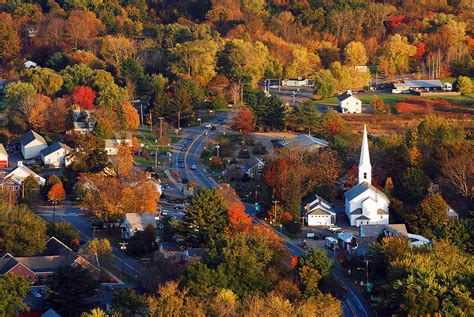 Small Town Aerial Photograph By James Kirkikis Pixels