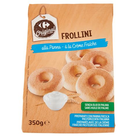 Carrefour Original Frollini Alla Panna 350 G Carrefour