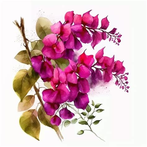 Rote Bougainvillea Vektoren Und Illustrationen Zum Kostenlosen