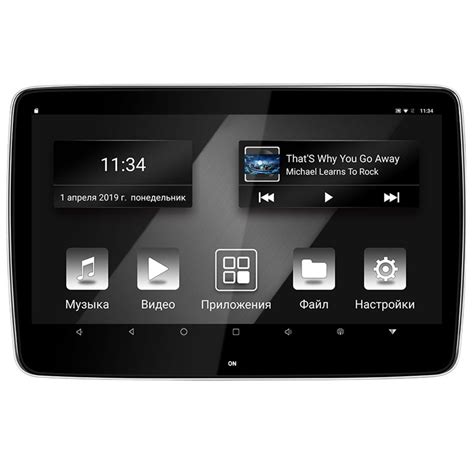 Монитор в подголовник с модулем Wi-Fi и 8-ядерным процессором INCAR CDH ...