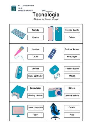 Atividades Sobre Tecnologia Para Ensino Fundamental - ALUNO ESPECIAL Atividade Tecnologia ADAPTADA.pdf