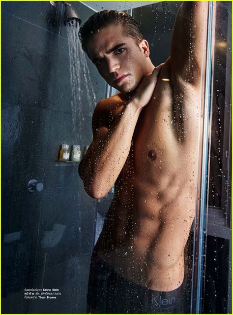 River Viiperi Strips To His Underwear For Sexy Bathtub Shoot Photo