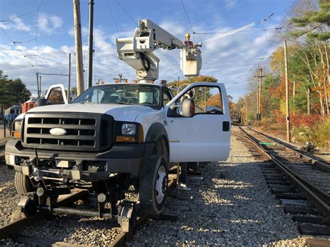 Hi Rail Bucket Truck Seashore Trolley Museum