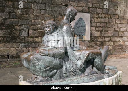 Friar Tuck statue, Nottingham, Nottinghamshire, England, United Kingdom ...