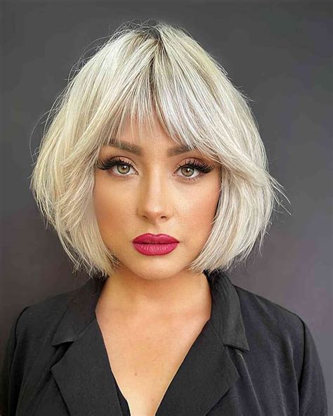 37 Remarkable Chin Length Bob With Bangs To Consider For Your Next Cut Artofit