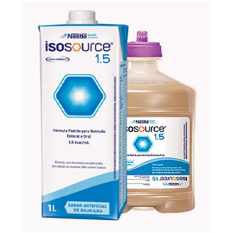 IsoSource 1 5 Cal Baulinha 1000ml Sistema Fechado Nestlé Compre Já