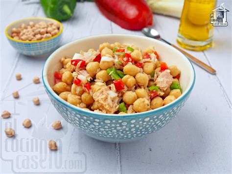 Ensalada De Garbanzos El Cocinero Casero Ensaladas