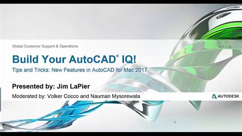 Webinar New Features In Autocad For Mac Autocad Youtube