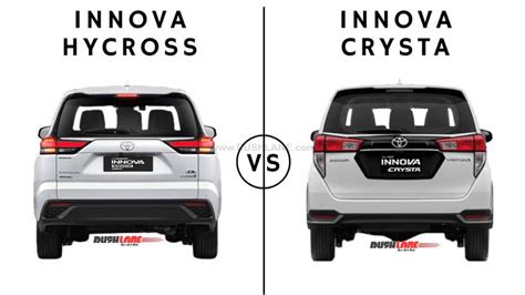 New Toyota Innova Hycross Vs Old Innova Crysta Specs Photos