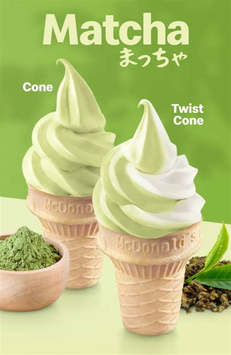 Mcdonalds Matcha Ice Cream Is Back Eatbook Sg