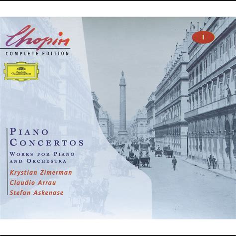 Chopin Piano Concertos De Claudio Arrau Krystian Zimerman Stefan