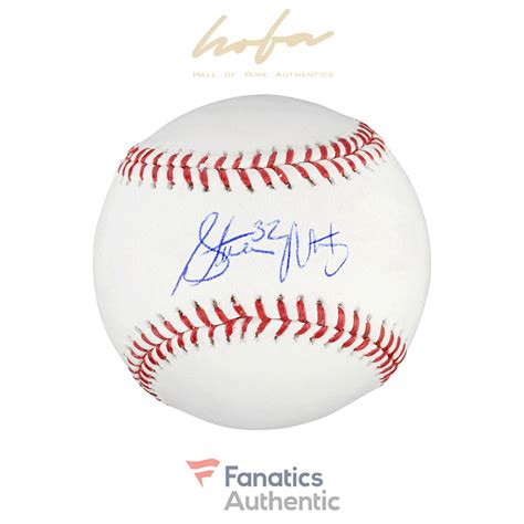 Steven Matz New York Mets Autographed Baseball Hall Of Fame Authentics