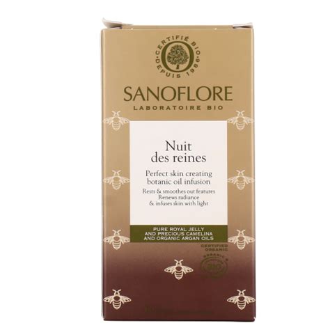 Sérum visage Nuit des reines Sanoflore