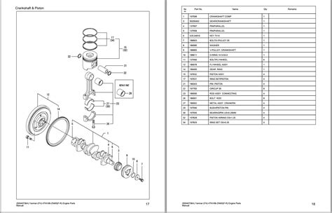 Yanmar Engine Tnv Znms F R Parts Manual A