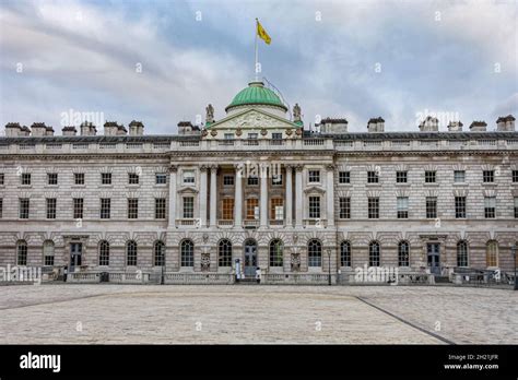 The Courtyard Of Somerset House London England United Kingdom Uk Stock