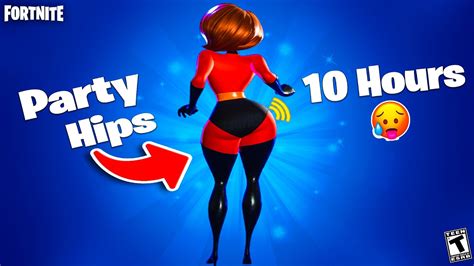 Fortnite Mrs Incredible Skin Party Hips 10 Hour Version Thicc 🍑😘 New