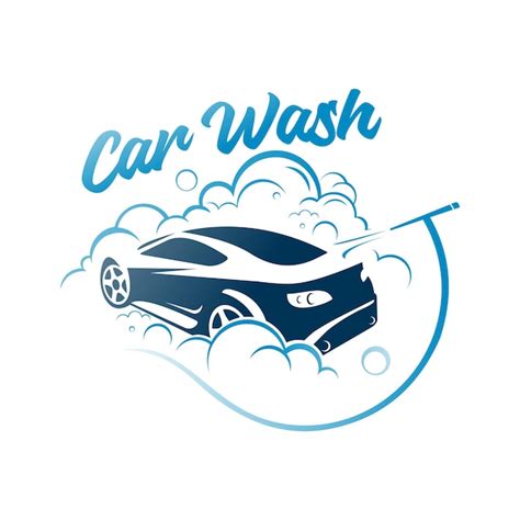 Premium Vector Car Wash Logo Vector Template Illustration