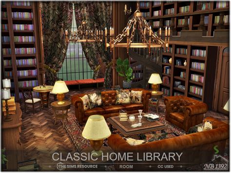 The Sims Resource - Classic Home Library (CC only TSR!)