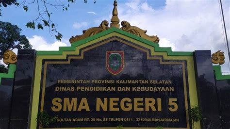 Mengenal SMA Negeri 5 Banjarmasin Kalsel BanjarmasinPost Wiki