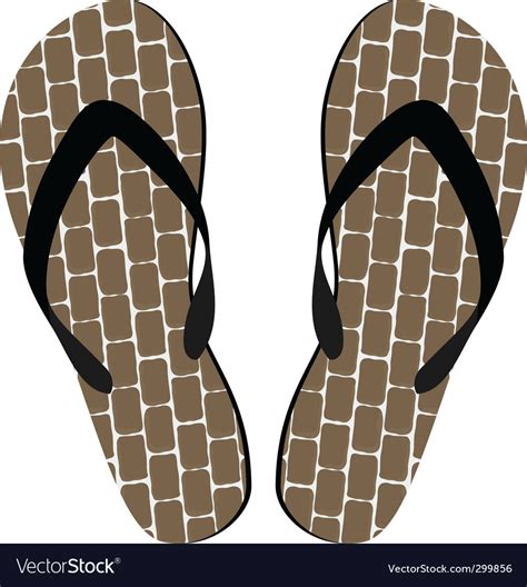 Sandals Royalty Free Vector Image Vectorstock